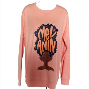 ⭐️4/$2”30 Melanin Afro Hair Hraphic Sweatshirt